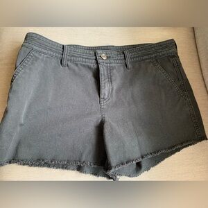Prana Women's Charcoal Jean Shorts
